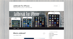 Desktop Screenshot of jailbreakforiphone.com